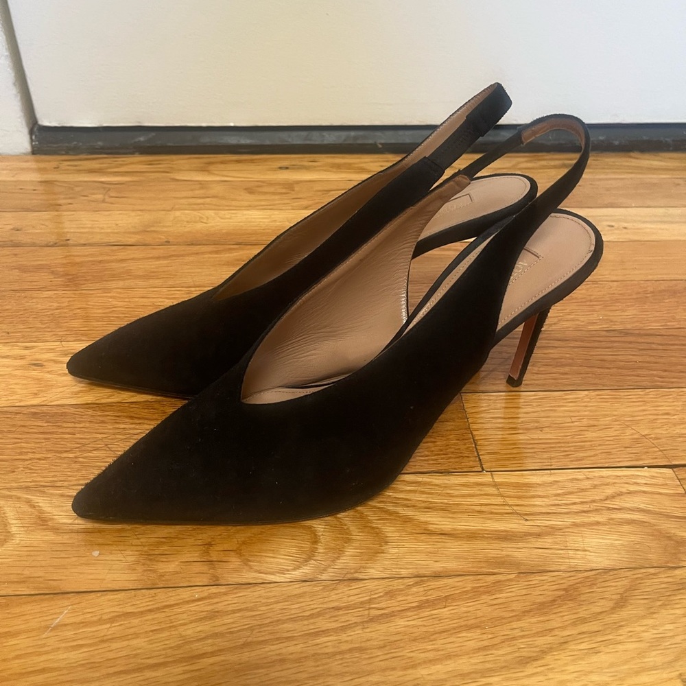 Aquazurra black suede pump 40 - Picture 1 of 7